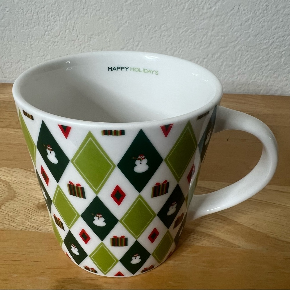 Starbucks Coffee Cup Barista Christmas Happy Holidays Snowman 16oz